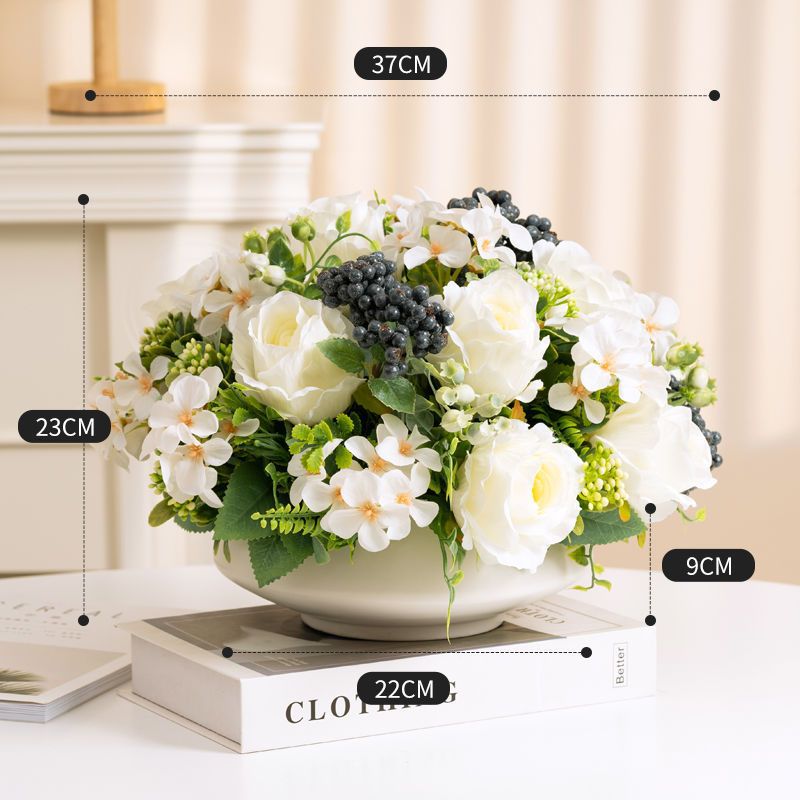 Lebensechte dekorative Blumenmittelstück
