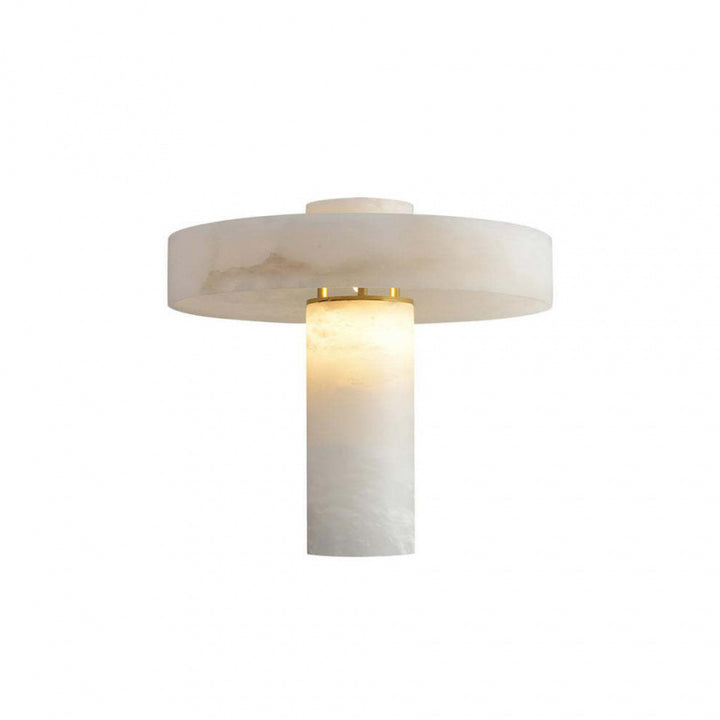 Moderne Alabaster Nachttischlampe