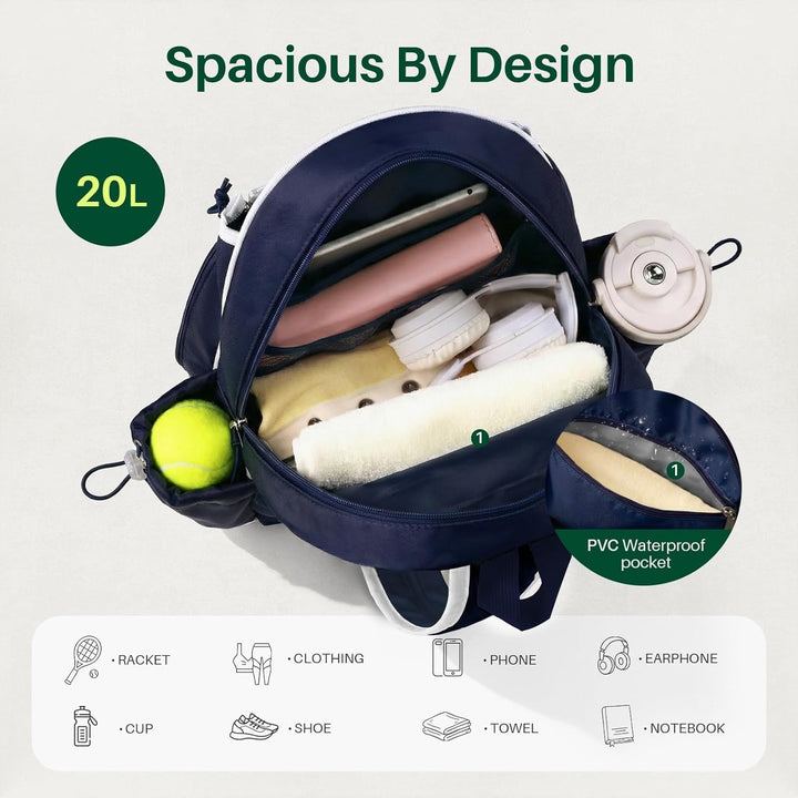 Tennis Schläger Rucksack Karnz