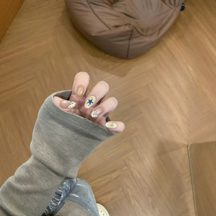 Dekorative Themen Druck-On Nagelkunst