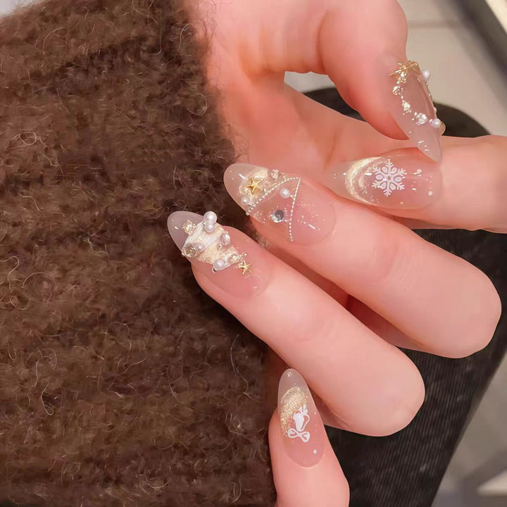 Glamouröse Dekorative Druck-Nagelkunst