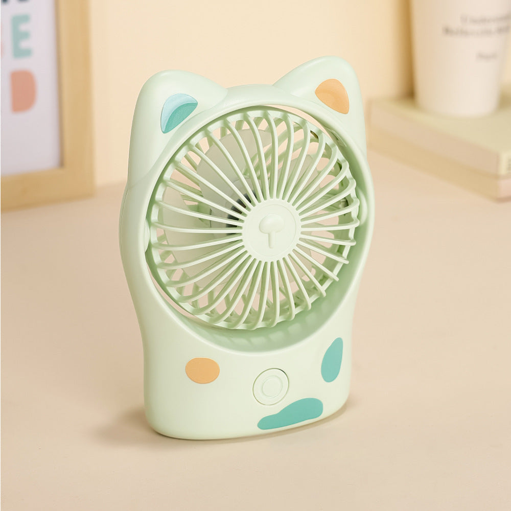 Damen Tragbarer Mini-Kühlen Ventilator mit Katzenohren Karnz
