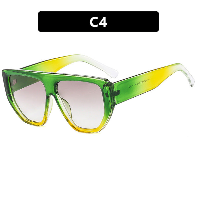 Damen modische Oversized-Sonnenbrille mit innovativem Rahmen Karnz