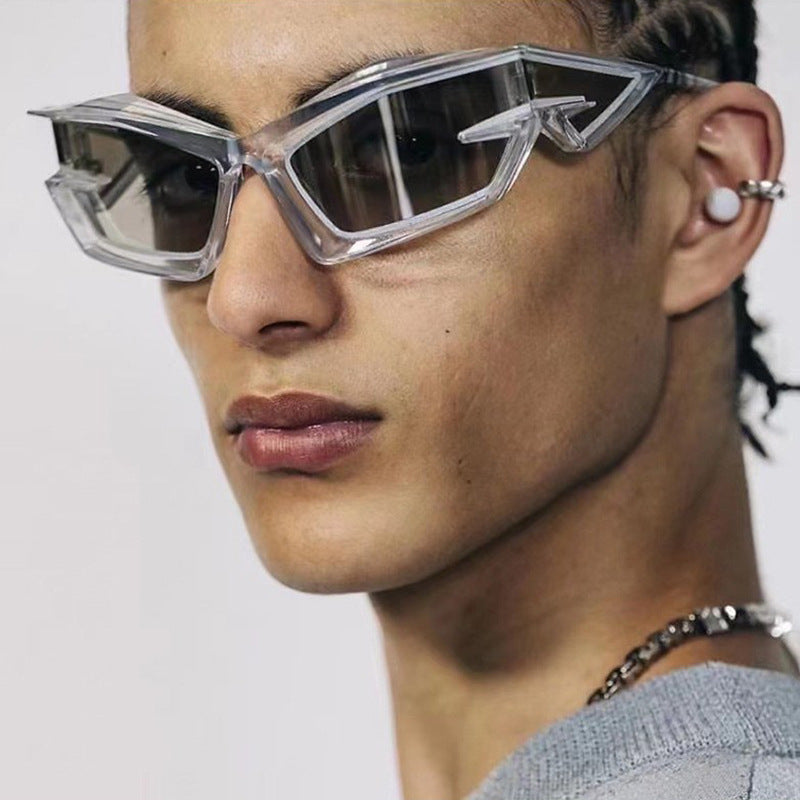 Damen futuristische Sport-Sonnenbrille Karnz