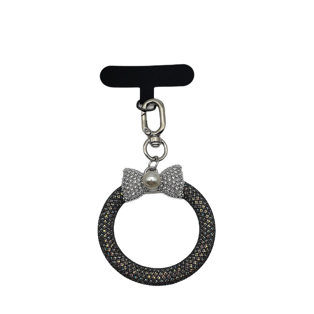 Eleganter Strass Schleife Schlüsselanhänger Karnz