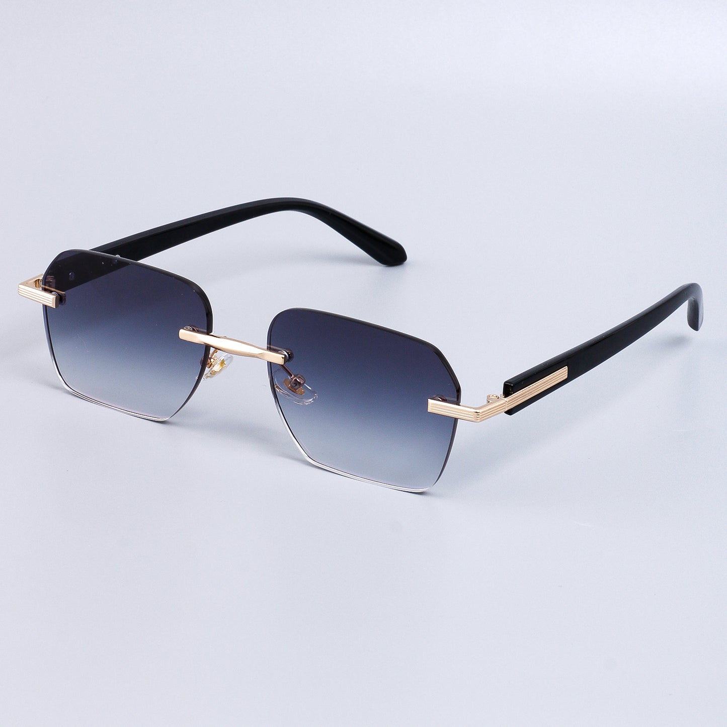 Damen modische Sonnenbrille mit elegantem Metallrahmen und robusten Gläsern Karnz