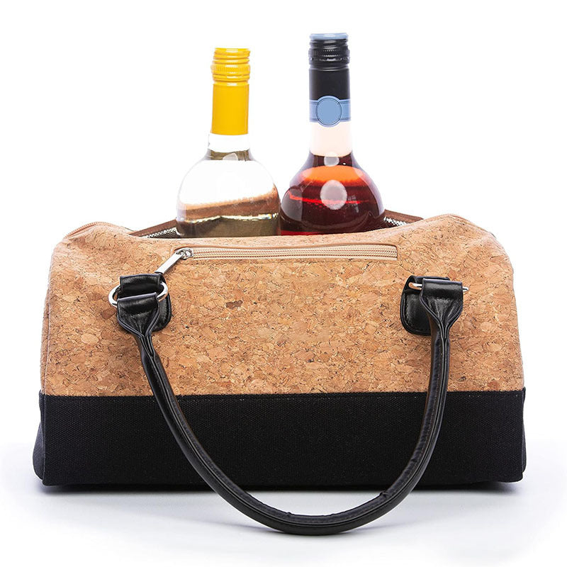 Damen Elegante Weintransporttasche mit isolierendem Innenfutter Karnz