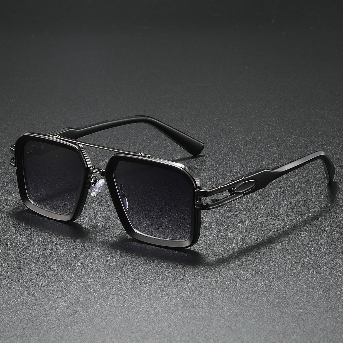 Damen modische Sonnenbrille im modernen kantigen Design Karnz