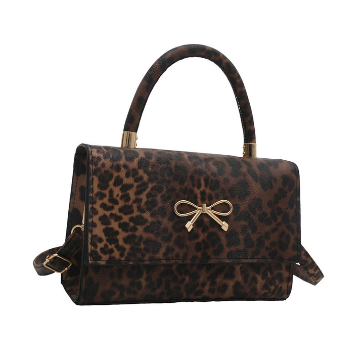 Stylische Tierdruck Top Handle Handtasche Karnz