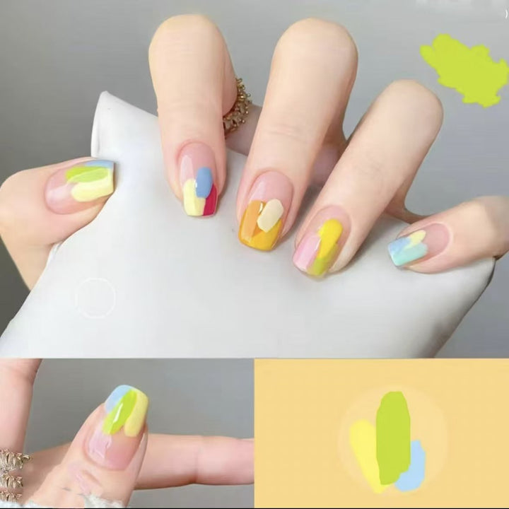 Artistic Abstract Nail Art Set Karnz