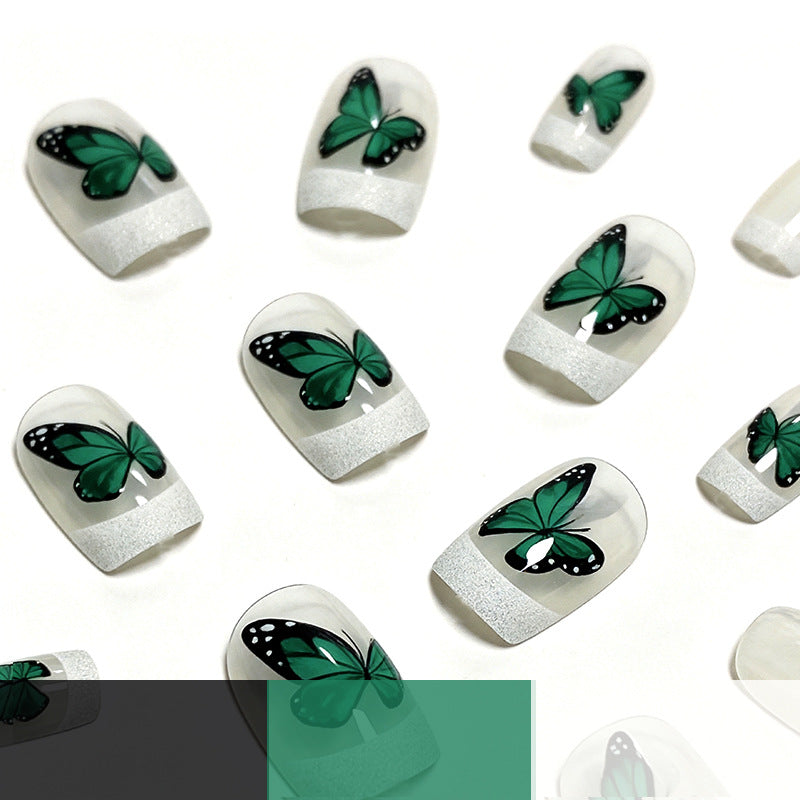 Schmetterlings-Themen-Nagelkunst-Verstärkungen Karnz