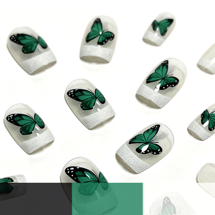 Schmetterlings-Themen-Nagelkunst-Verstärkungen Karnz