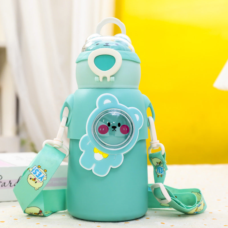 Damen Isolierte Trinkflasche mit Tiermotiv Karnz