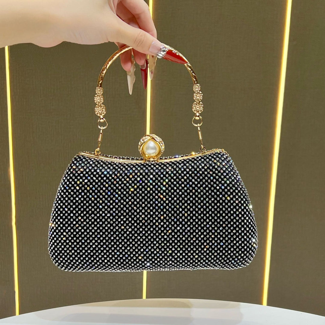 Strass-besetzte Abendhandtasche