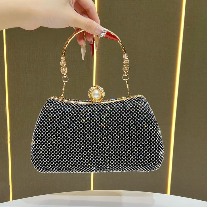 Strass-besetzte Abendhandtasche