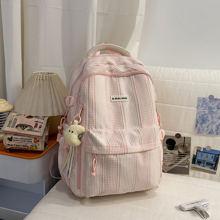 Moderner gestreifter Rucksack Karnz