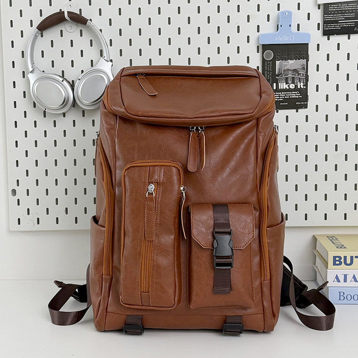 Multifunktionaler Leder-Rucksack Karnz