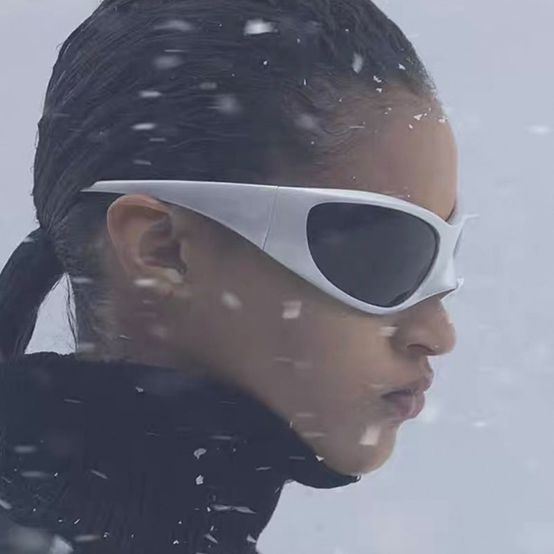Damen Sportliche Sonnenbrille mit aerodynamic Design Karnz