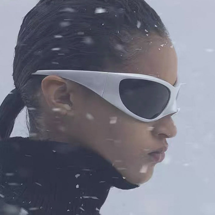 Damen Sportliche Sonnenbrille mit aerodynamic Design Karnz