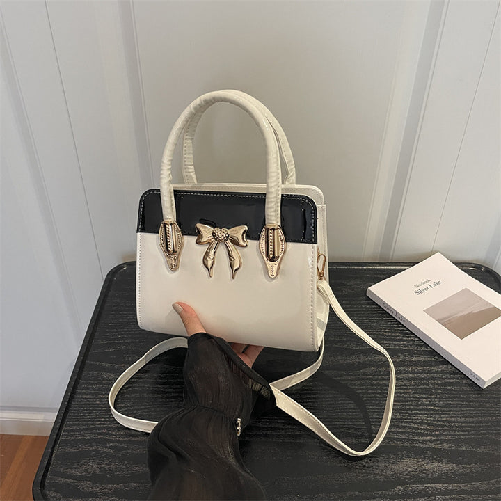 Elegante Bow-Akzent Handtasche