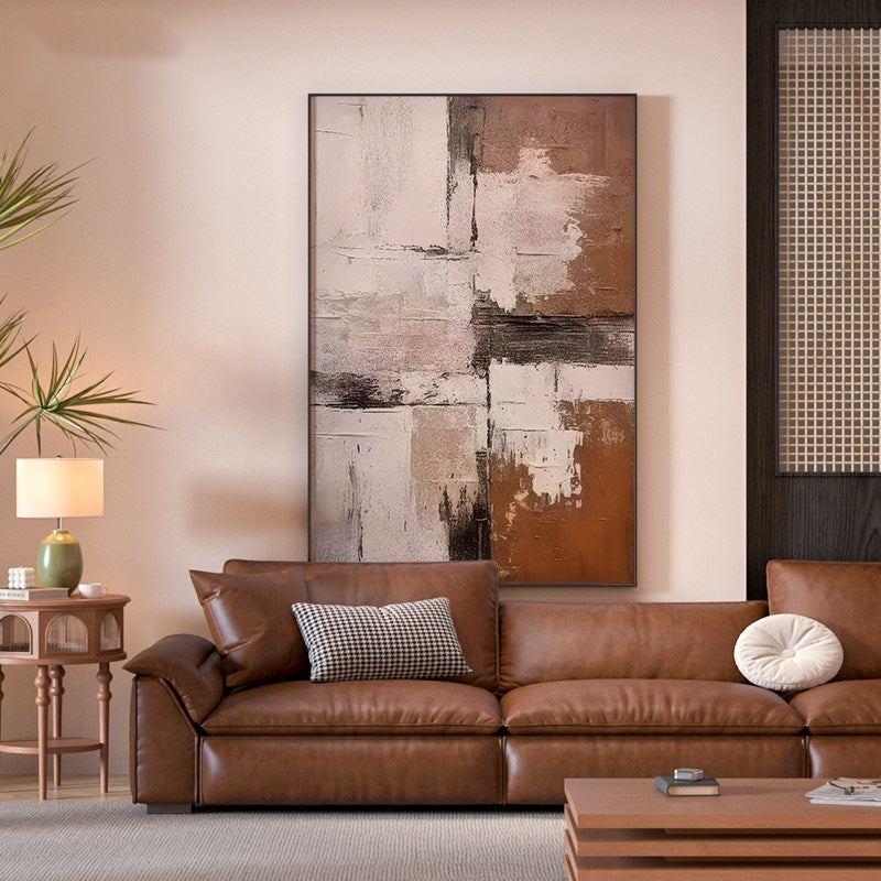 Abstract Texturiertes Wandkunstwerk für das Zuhause