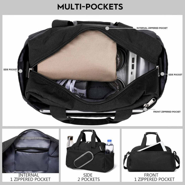 Sportliche Reisetasche mit Abnehmbaren Schulterriemen Karnz