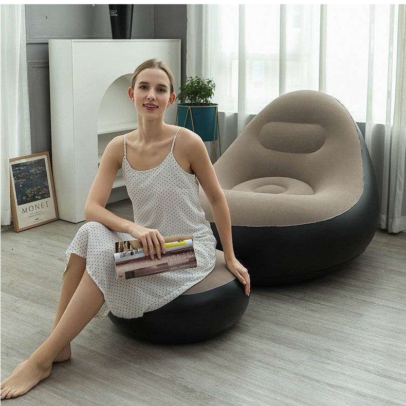 Damen Aufblasbares Komfort-Sofa mit ergonomischer Rückenlehne Karnz