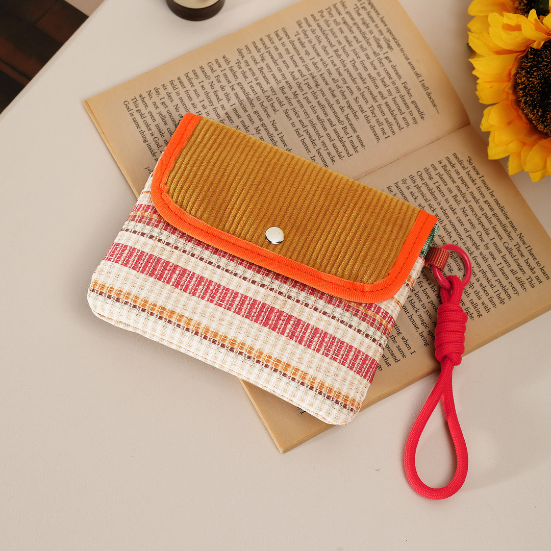 Stylische Texturierte Reißverschluss-Tasche
