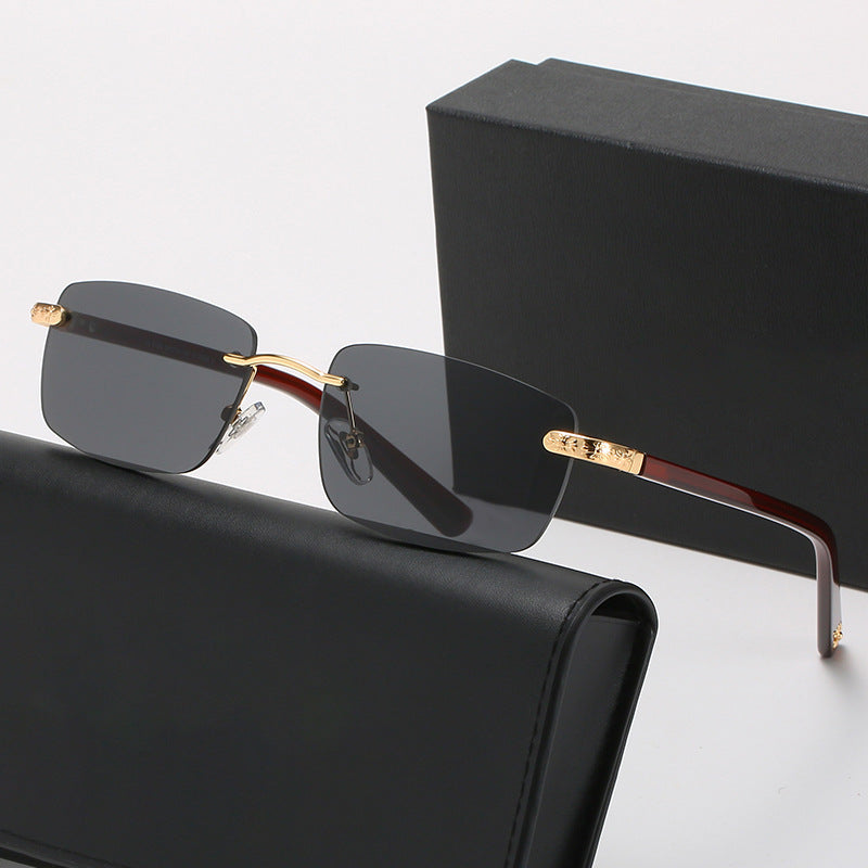 Damen modische Halbrahmenbrille mit komfortablen Nasenpolstern und edlem Design Karnz