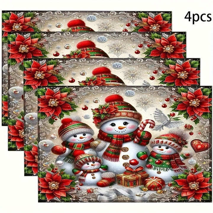 Festliche Weihnachtsküchenmatte