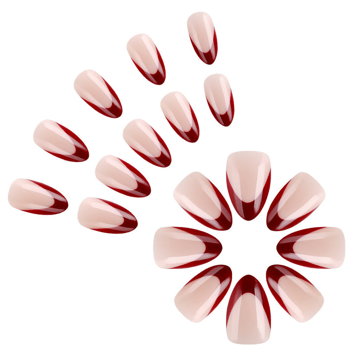 Elegante Ombre-Nagelkunst Karnz