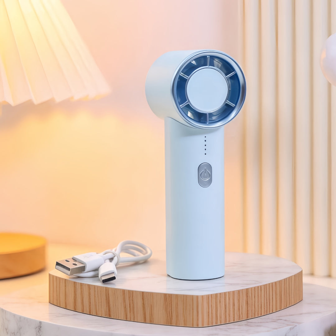 Damen Tragbarer Handventilator mit USB-C-Ladefunktion und leistungsstarkem Luftstrom Karnz