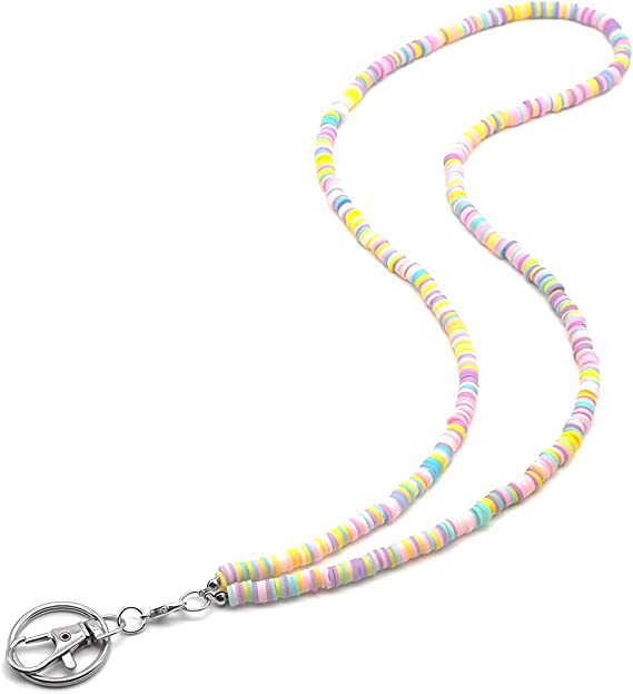 Bunte Perlen Brillen Kette Karnz