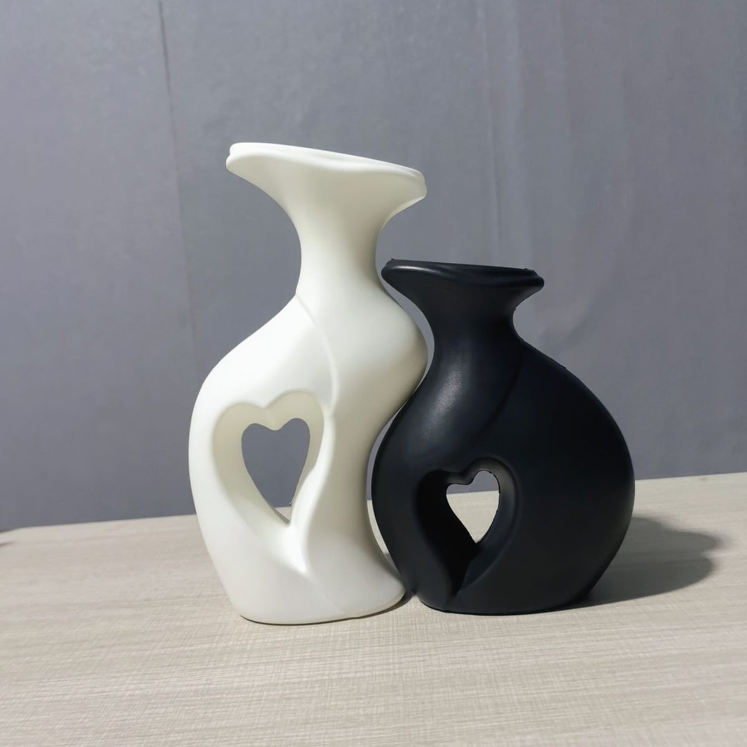 Moderne Herzförmige Dekorative Vase Karnz