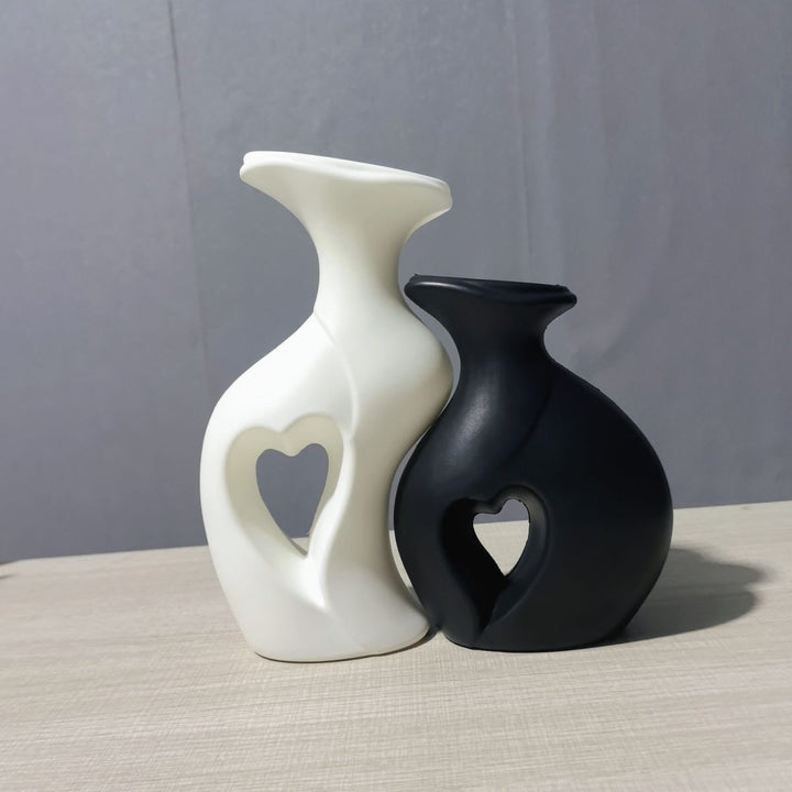 Moderne Herzförmige Dekorative Vase Karnz