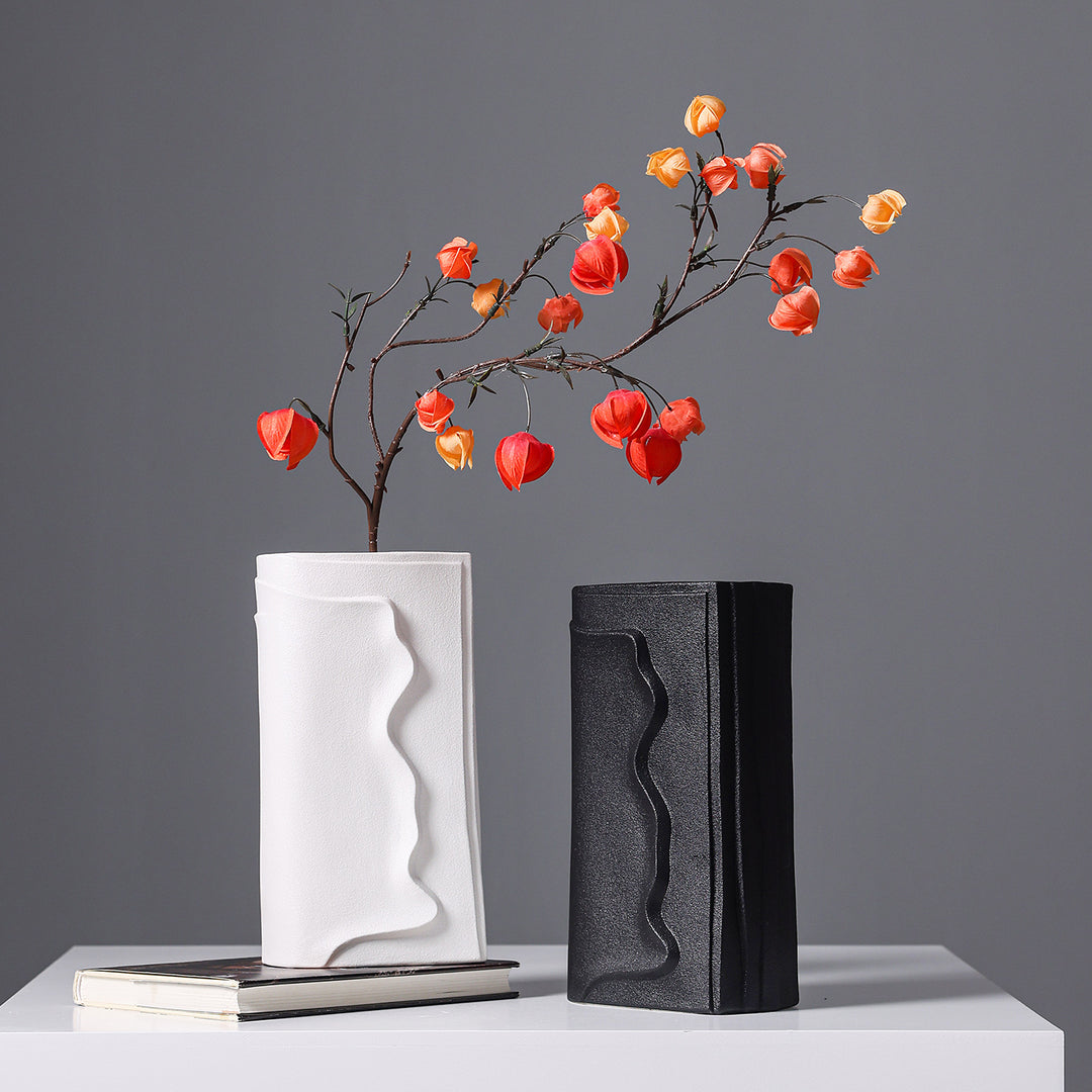 Moderne Textur Keramik Vase