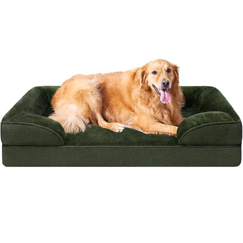 Orthopädisches Hundebett mit Unterstützung
