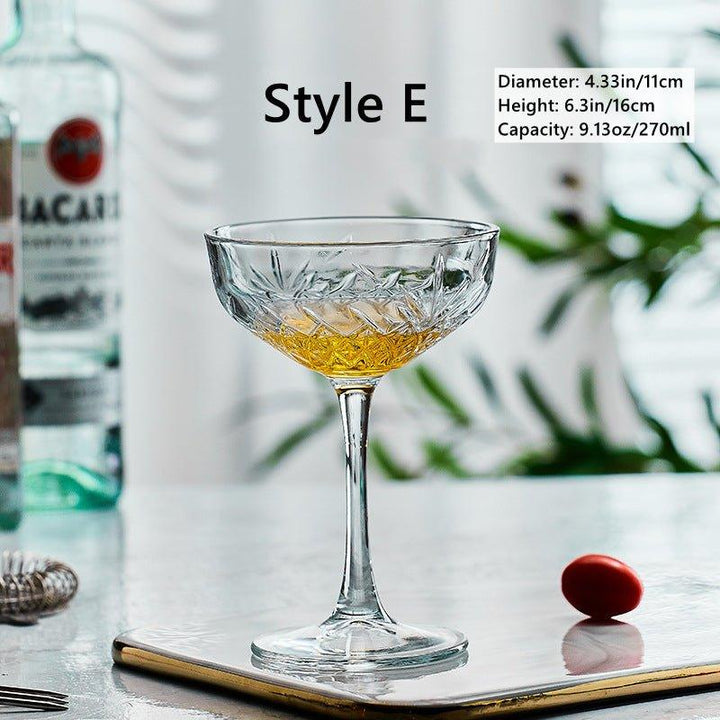 Gemusterte Martini Cocktailgläser | Karnz