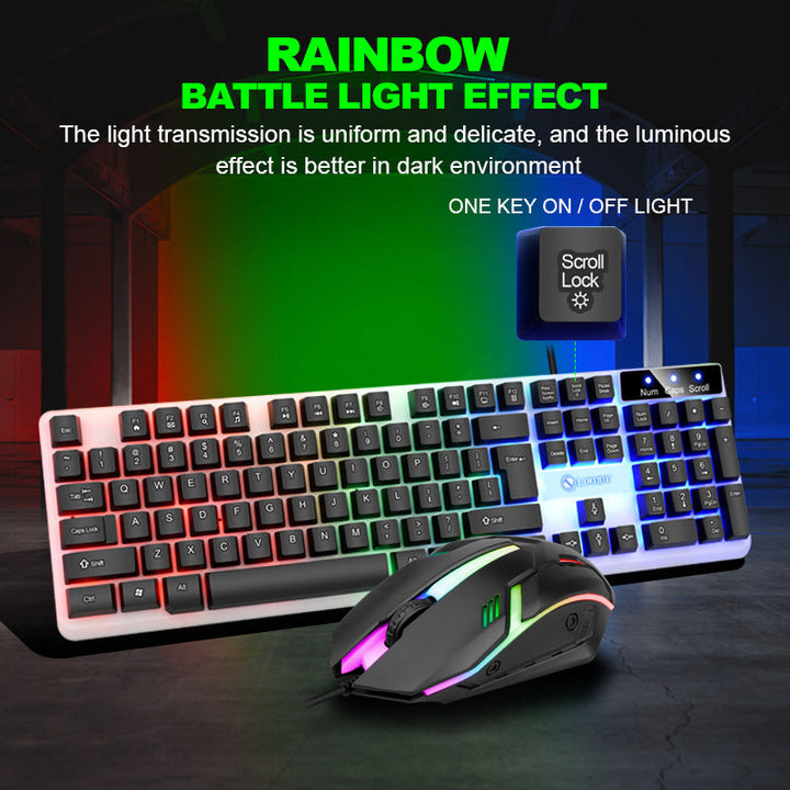 RGB Mechanical Gaming-Tastatur mit anpassbarer Hintergrundbeleuchtung Karnz