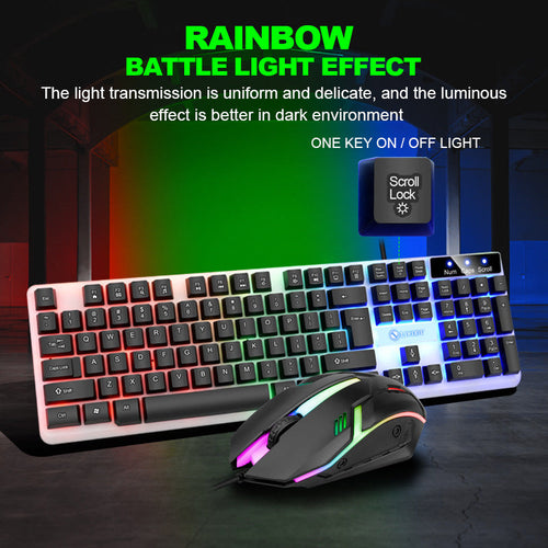 RGB Mechanical Gaming-Tastatur mit anpassbarer Hintergrundbeleuchtung Karnz