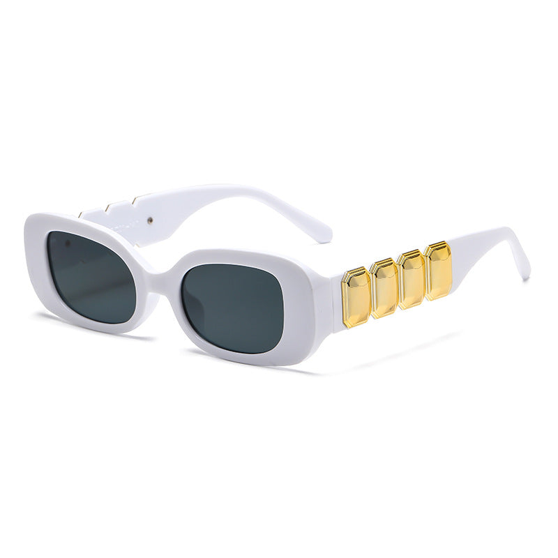 Damen modische Sonnenbrille mit glamourösem Rahmen Karnz