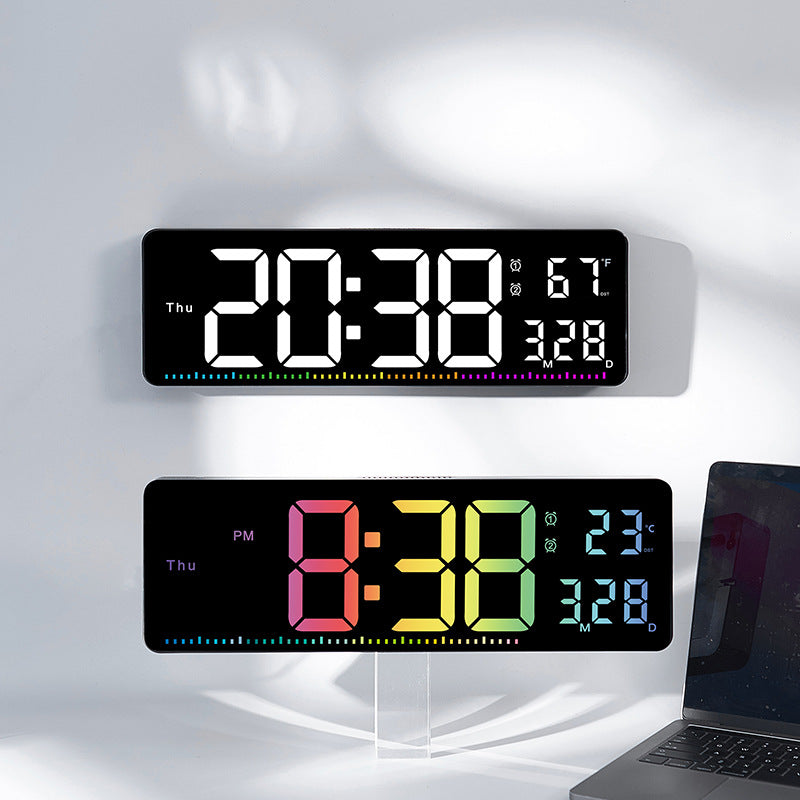 Digitale LED-Wanduhren Karnz