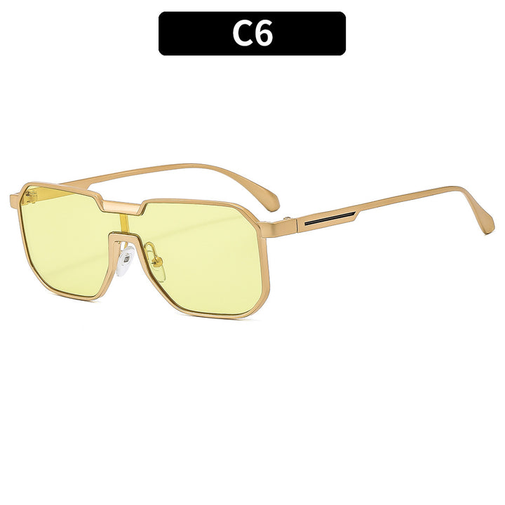 Moderne Übergroße Geometrische Sonnenbrille