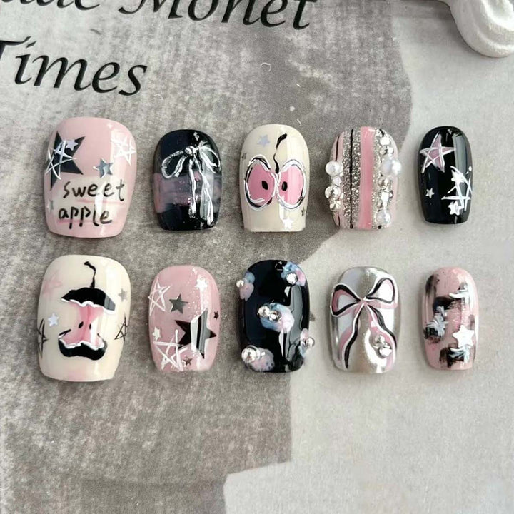 Artistic Press-On Nail Tips Set Karnz