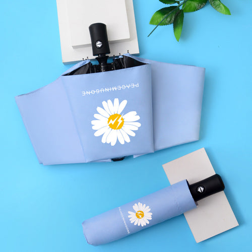 Damen Faltbarer Regenschirm mit Blumenmotiv Karnz