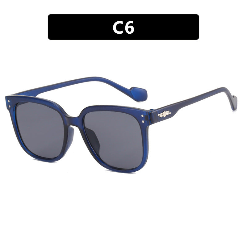 Damen quadratische Sonnenbrille mit trendigem Farbverlauf Karnz