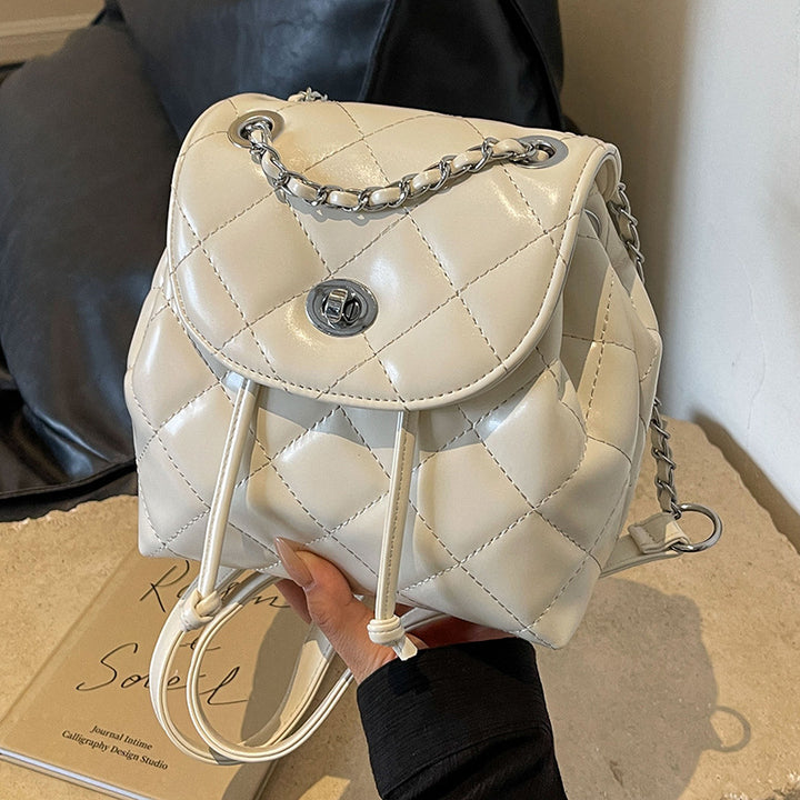 Stylische gestepfte Mini-Rucksack Karnz