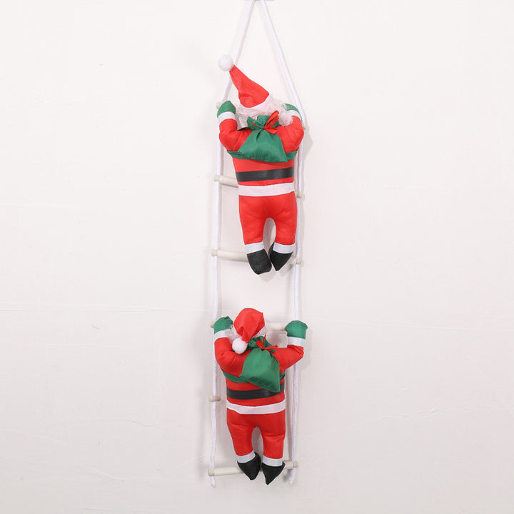 Verspielte Weihnachtsmann Dekorationsfigur Karnz