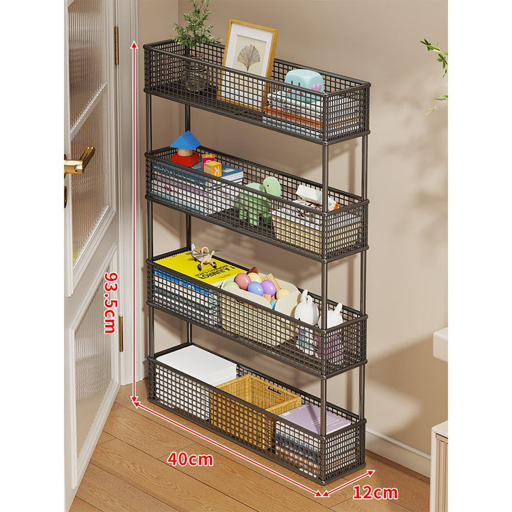 Slim Vertikaler Netzkorb Organizer Regalsystem für enge Räume