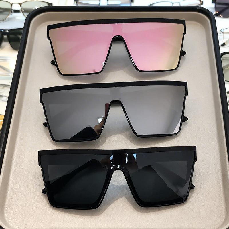 Fette Rechteck-Sonnenbrille Karnz